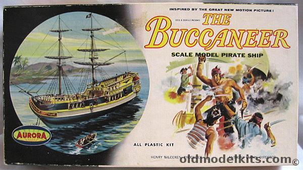 Aurora 1/100 The Buccaneer Pirate Ship, 429-198 plastic model kit